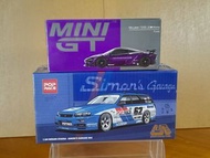 2架$300，1/64 Mini GT 841 McLaren 720S LB Works 及 Pop Race Nissan Stagea Simon's Garage，全新未開