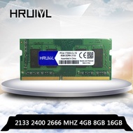 HRUIYL Laptop DDR4 4GB 8GB 16GB 4G 8G 16G RAM Memory DDR 4 PC4-17000 PC4-19200 2133 2400 2666 mhz Me