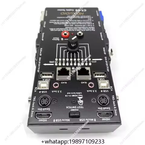 CT-20 Multifunctional Tester Audio Cable Kanon Signal Cable Tester HDMI Cab le Tester