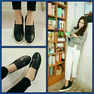 WIld snake slip on loafer flats platform sandal