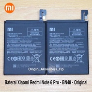 Baterai Xiaomi Redmi Note 6 Pro BN48 Original Batre Hp BN 48