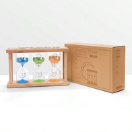 3-In-1 Perfect Bamboo Timer, Includes 15, 20 And 30 Minute Timers, Sand Glass Timer Decor Suitable F