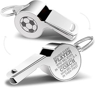 Whistle Soccer Coach Gifts Whistle for Coaches Teachers Whistle Emergency Coach Referee Lifeguard Loud Whistle for Men Referees Officials School Sports Coaches Whistle with Lanyard Cheer Coach Gift.