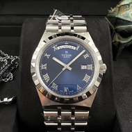Tudor/royal Series m28600 Blue Disc Dual Calendar Casual Watch