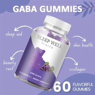 (60 เม็ด) VITA SLEEP GABA Gummies Food Supplements VitaminB Sodium Grapey Delicious กัมมี่ช่วยให้นอน