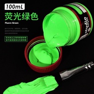 Fluorescent Paint Color Acrylic Paint 100ml Fluorescent Color Wall Paint Hand-Painted Clothes DIY Pu