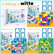 WITTE Tailor Master Battle Game, Cognitive Game 2-person Game Color Shape Matching Toy, Interesting 