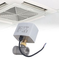 วาล์วบอลไฟฟ้า สแตนเลส ขับเคลื่อนด้วยมอเตอร์ 3 ทาง 2 การควบคุม DN25 AC220V (Motorized Ball Valve Stai