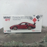 Mini GT/ 160 Porsche 911 GT2 RS Guards Red Taiwan Exclusive - Free Protector