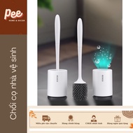 ECOCO premium silicone toilet brush, toilet scrubber, toilet scrubber