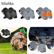 [Miulika] 2 Pieces Knee Pads Kneeling Pad Heavy Duty Knee Cushions Non Slip Adjustable Strap TPU PP 