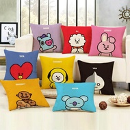 [NEW] Bts BT21 Tata Cooky Shooky Koya RJ Chimmy Mang Sofa Pillow 30x40 cm - Gift Center