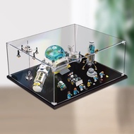 Transparent Acrylic Display Box For Lego 60350 Moon Research Base Display Case Dustproof Cover