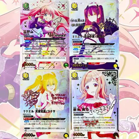 Proxy UA UNION ARENA TCG Anime Card Game Collection Card Foil Cards Mano Sakuragi/Mikari Tachibana/R