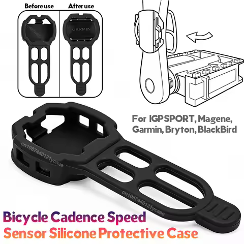 1/2/4PCS Bicycle Computer Cadence Speed Sensor Silica Gel Protective Case Bike Sensor Cover Compatib