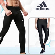 Ready Quality Men's Long Swimming Pants leging Pants diving Legging slimfit longpants diving Swimming Pants muslimah sporty Leggingss - Plain Bridge