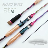Cần câu lure máy ngang và máy đứng Titan FHARD BAITS đầu bu chống xoắn CM25
