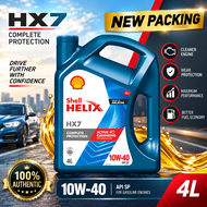 600049916 ORIGINAL HONG KONG Shell Helix HX7 10W40 Semi Synthetic Engine Oil 4L