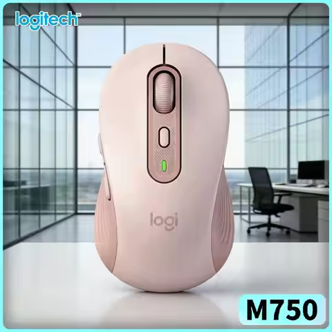 Logitech M750 Wireless Silent Mouse, Simple Design, Easy Compatibility with Windows & macOSM650L/M18