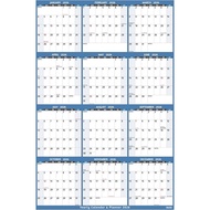 Kalendar Dinding Tahunan 2026 - Kalendar Tahunan Besar 2026, Jan 2026 - Dis 2026, 25.2" x 38.2" (Ter