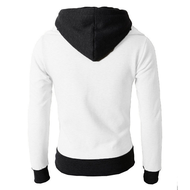 2023 Zip Jaket Lelaki Musim Gugur Musim Sejuk Kasual Jaket Fleece Kolar Selendang Fesyen Hoodie Slim㏇L0318