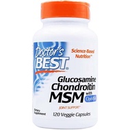 美國Doctor's Best 葡萄糖胺 軟骨素 MSM 120粒素食膠囊