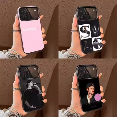 J-Justin B-Bieber Swag II Phone Case For iPhone 17,16,15,14,13,12,11,Pro,Max,Plus,E,Air,Mini Black T