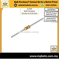 Resistor 0.25 Watt 1K to 10K Ohm Resistor 0.25W (10pcs/ pack)