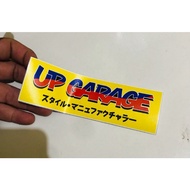 JDM Up Garage Sticker