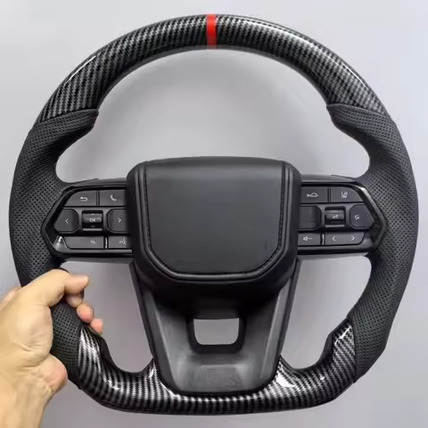 Car Steering Wheel Custom Made Leather For Toyota Overlord Cruiser Modified LC300 Steering Wheel GR 