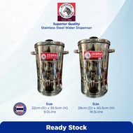 Zebra Stainless Steel Water Dispenser (9L/18.5L)