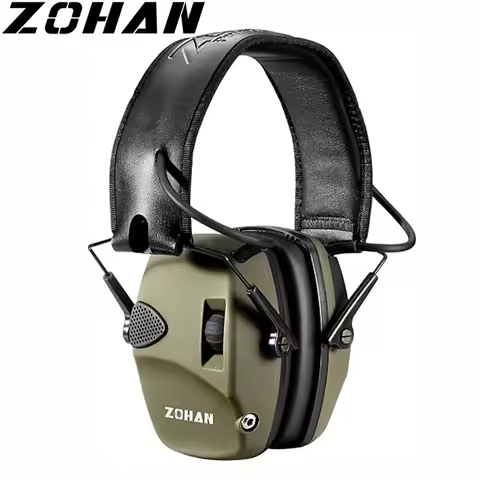 ZOHAN-Electronic Ear Protector Tactical Headphone Hunting Ear Defender Active Noise Reducing Earmuff