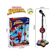Cartoon Kids Microphone Karaoke Single Microphone With Light, Specker cable MP3 Player Frozen, Spide