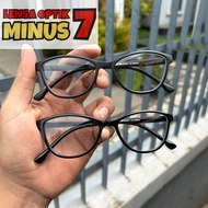 NEW CAT EYE MODEL GLASSES FRAME PHOTOCHROMIC LENS PACKAGE MINUS MINUS GLASSES 7,5,4,3,2,1 NEAR-SIGHT