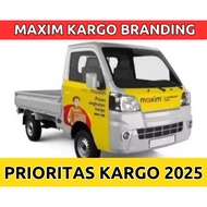 MAXIM CARGO STICKER 2025