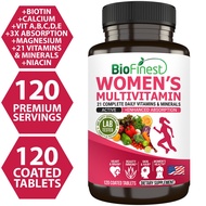 Biofinest Women’s Multivitamin Multimineral Supplement - Vitamins A B C E D K Mag Calcium Zinc Iron 