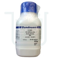 D+Glucose Anhydrous, BP, 500g, Bendosen