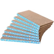 8 Packs Reusable Recyclable Scratch Cardboard Durable Suitable Cats Plays Rests Grinds Claws Pads (8