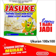 Spanduk JASUKE, Banner JASUKE Ukuran 100X100 cm ( Bayar Ditempat )