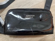 Stretch Angels 黑色斜挎包