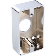 Metal Zinc Alloy Surface Wall Mounted Back Wiring Box 86Lx50Wx25H(mm)/3.39Lx1.97Wx0.98H(in)