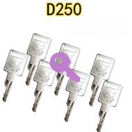 10/5/1pcs Bobcat Keys Applicable To S550, S185 Skid Steer Loader, Sweeper Key, S331 / S160 Excavator
