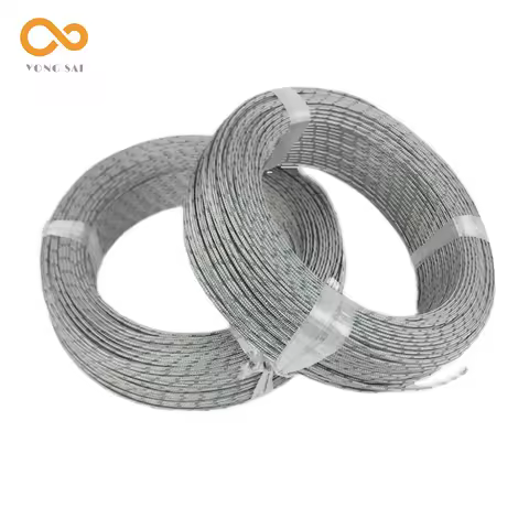 10M 20M 50m 100m K J PT100 Type 0-800 Degree 600℃ Shielded Thermocouple Wire 2*0.4MM Temp Measuremen