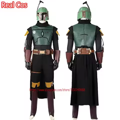 [Customized] Halloween Carnival Clone Cosplay Boba Fett Costume Superhero Star Armor Outfit Battle S