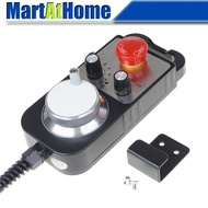 CNC 2/4/6/7/8 Axis MPG Pendant Manual Pulse Generator Handwheel 5V 100PPR for FAGOR GSK Siemens MITS