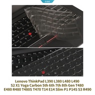 Computer Keyboard Cover for Lenovo ThinkPad L390 L380 L480 L490 S2 X1 Yoga Carbon 5th 6th 7th 8th Ge
