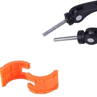 Amused Cycle Zone Bicycle Flashlight Torch Clamp 360 Degree Rotation - Zh1035904 Black / Orange