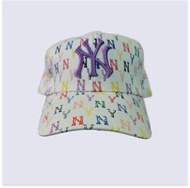 MLB復古老花系列可條式彩色棒球帽 紐約洋基隊