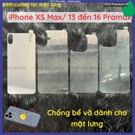 Tempered glass back for iPhone 16 Pro Plus 16+ Promax Pro max pm 15+ 15 14 13 12 Pro max Mini Xs Max