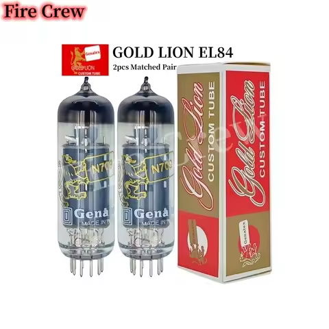 Fire Crew GOLD LION EL84 N709 Vacuum Tube Upgrade 6P14 6BQ5 6N14N HIFI Audio Valve Electronic Tube A